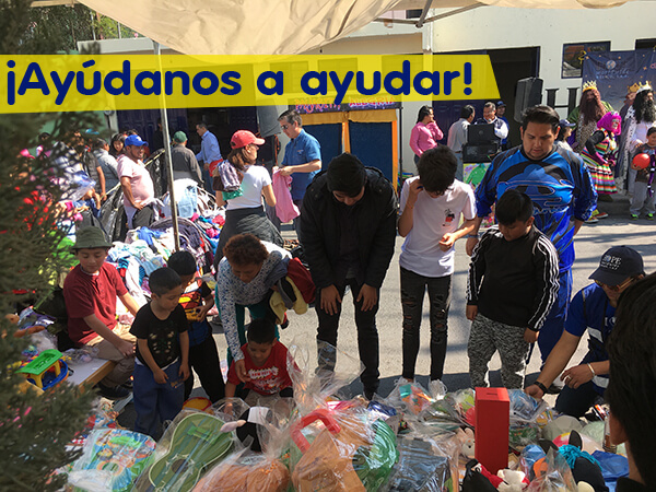 Dona juguetes en buen estado, haz feliz a un niño