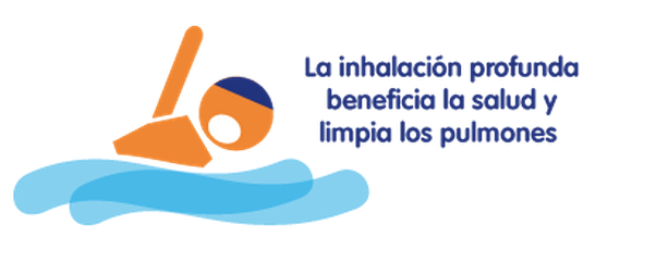 inhalación-natación