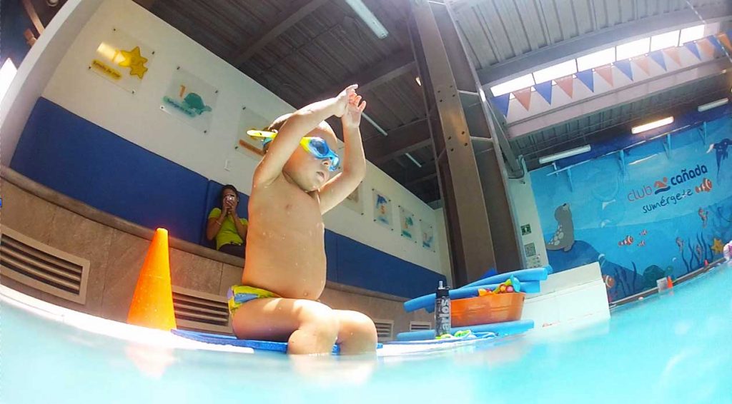 Entrada segura en la natación