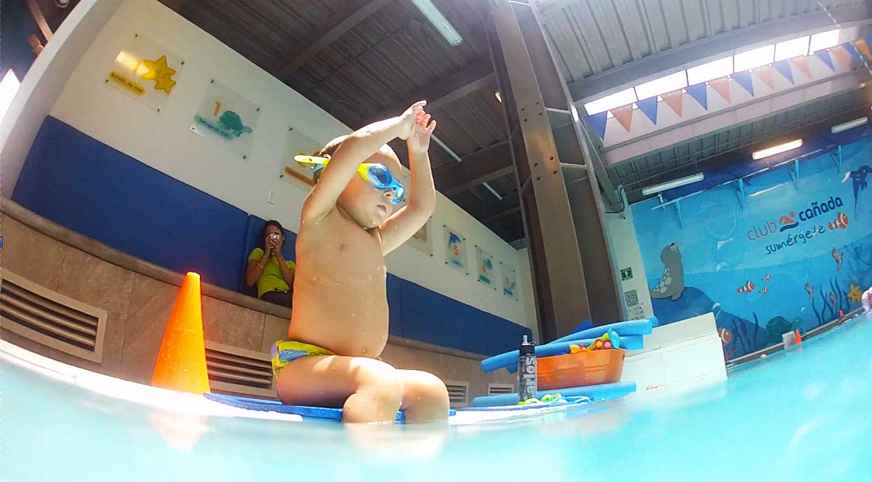 Entrada segura en la natación