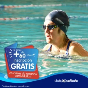 Agenda tu clase de natación para adultos mayores de prueba, gratuita