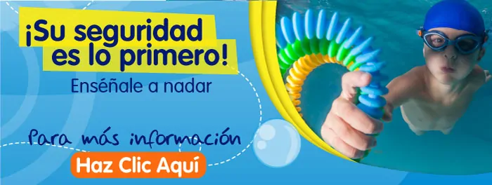 Niño nadando