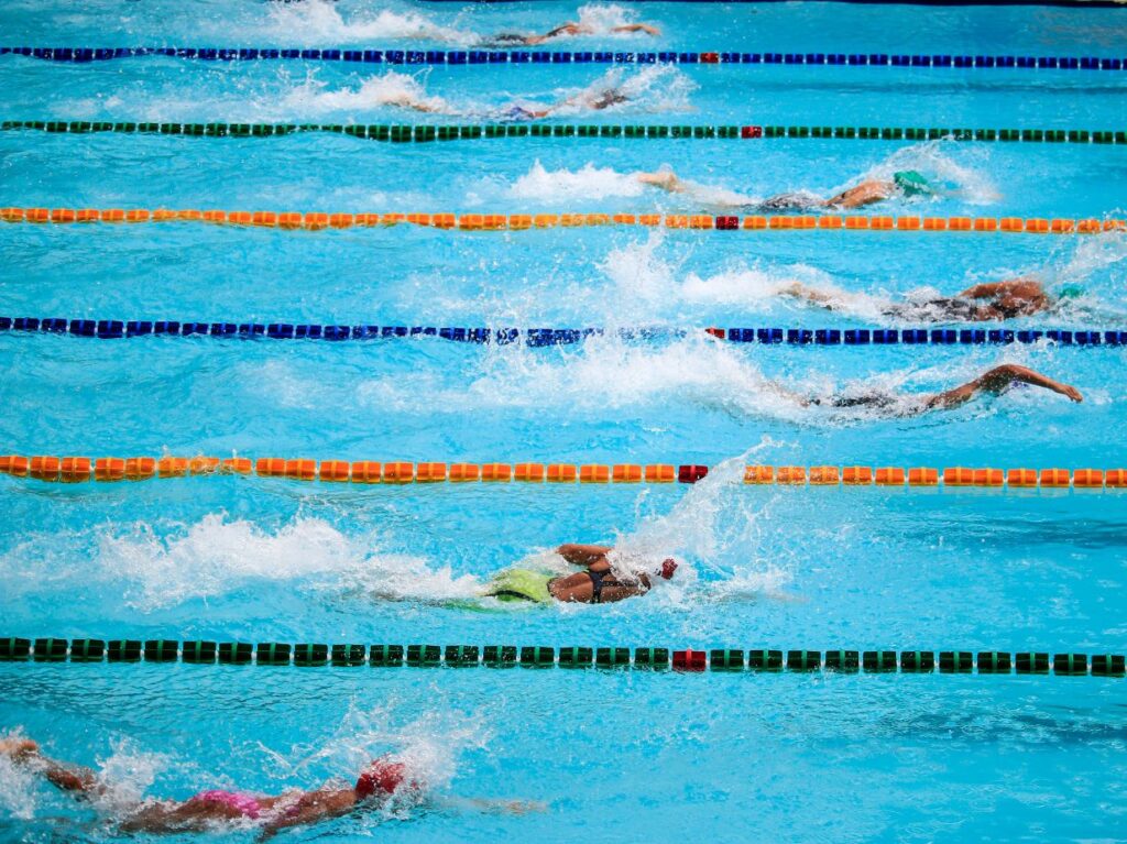 Atletas entrenando para llegar a los juegos olímpicos 2024