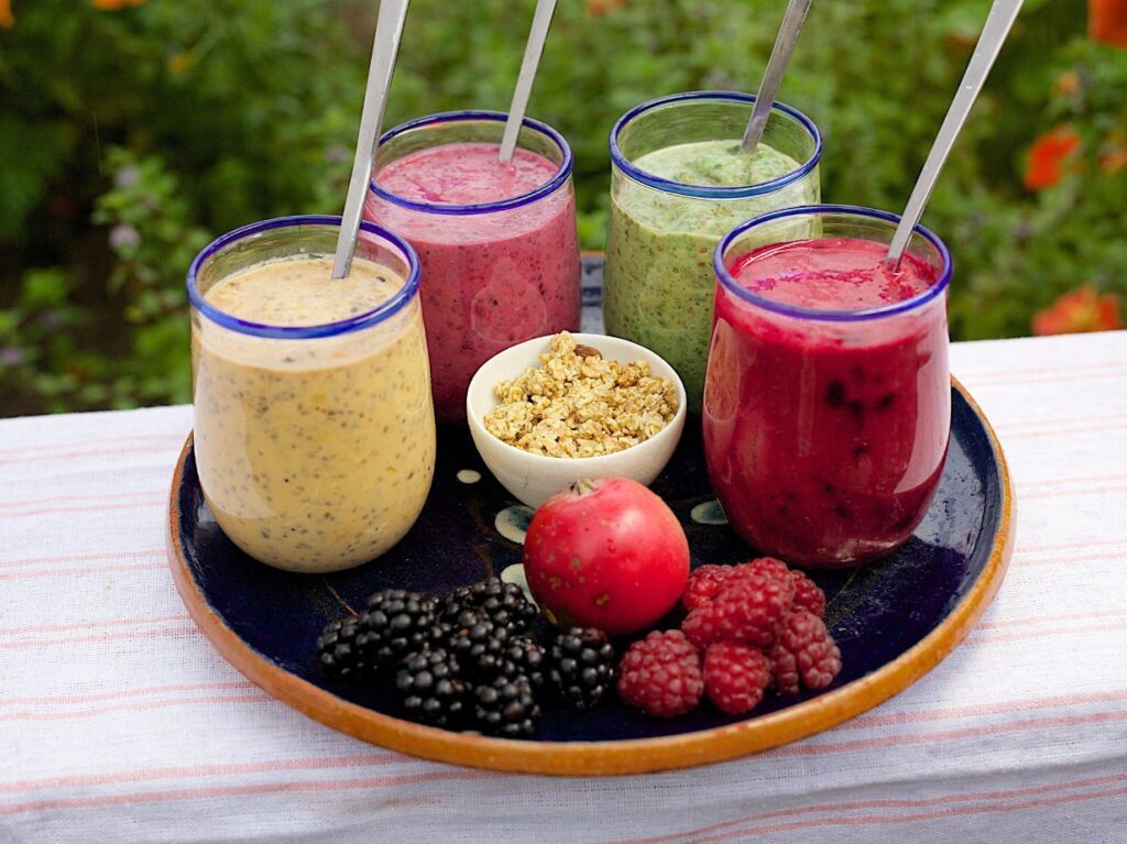 Batidos sanos para comer antes de nadar